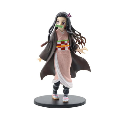 Anime Demon Slayer Kimetsu no Yaiba Figure Kamado Tanjirou Action Figure Agatsuma Zenitsu Nezuko Warrior PVC Model Toys Beauty World Shop