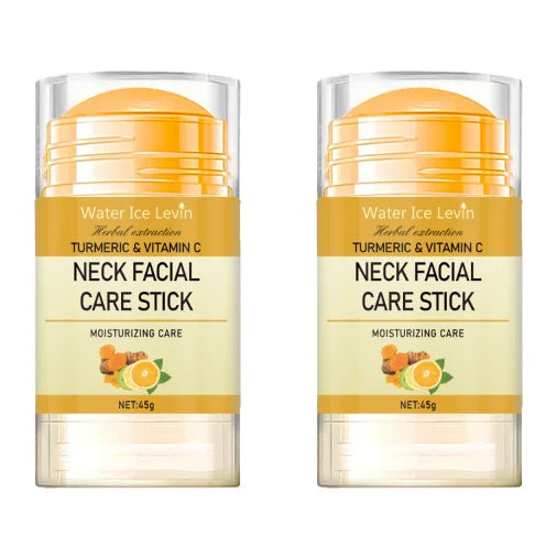 Turmeric & Vitamin C Neck Care Stick, Moisturizes with Herbal Extracts for Smooth, Glowing, Elastic Neck Skin Beauty World Shop