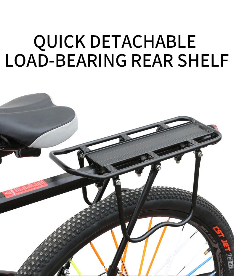 Mountain Bike Carrier With Reflective Plate Riding Equipment Quick Disassembly Aluminum Alloy Bicycle Rear Shelf Bicycle Parts Beauty World Shop