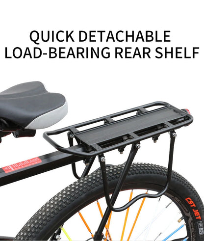 Mountain Bike Carrier With Reflective Plate Riding Equipment Quick Disassembly Aluminum Alloy Bicycle Rear Shelf Bicycle Parts Beauty World Shop