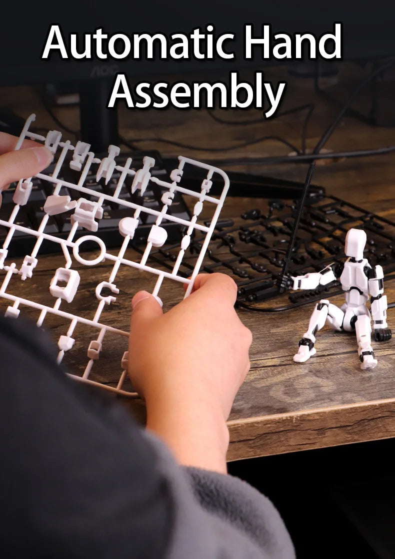 Multi-Jointed Movable Shapeshift Robot 3D Printed Mannequin Dummy 13 Action Figures Toys Kids Adults Parent-children Games gifts Beauty World Shop