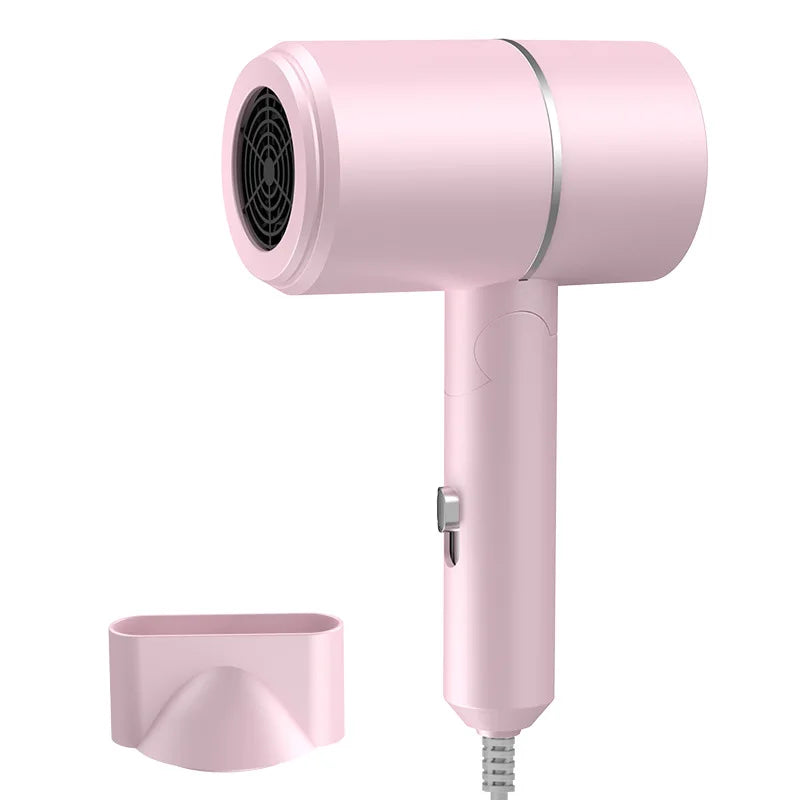 Folding Hairdryer High Power Negative Ion Hair Dryer Home Thermostatic Travel Portable Silent Hair Brush Dryer 2025 Beauty World Shop