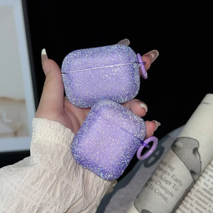 For Airpods 4 3 2 1 Glitter Rhinestone Case Bling Matte Protective Funda For Airpods Pro 2 Bluetooth Earphone Bag