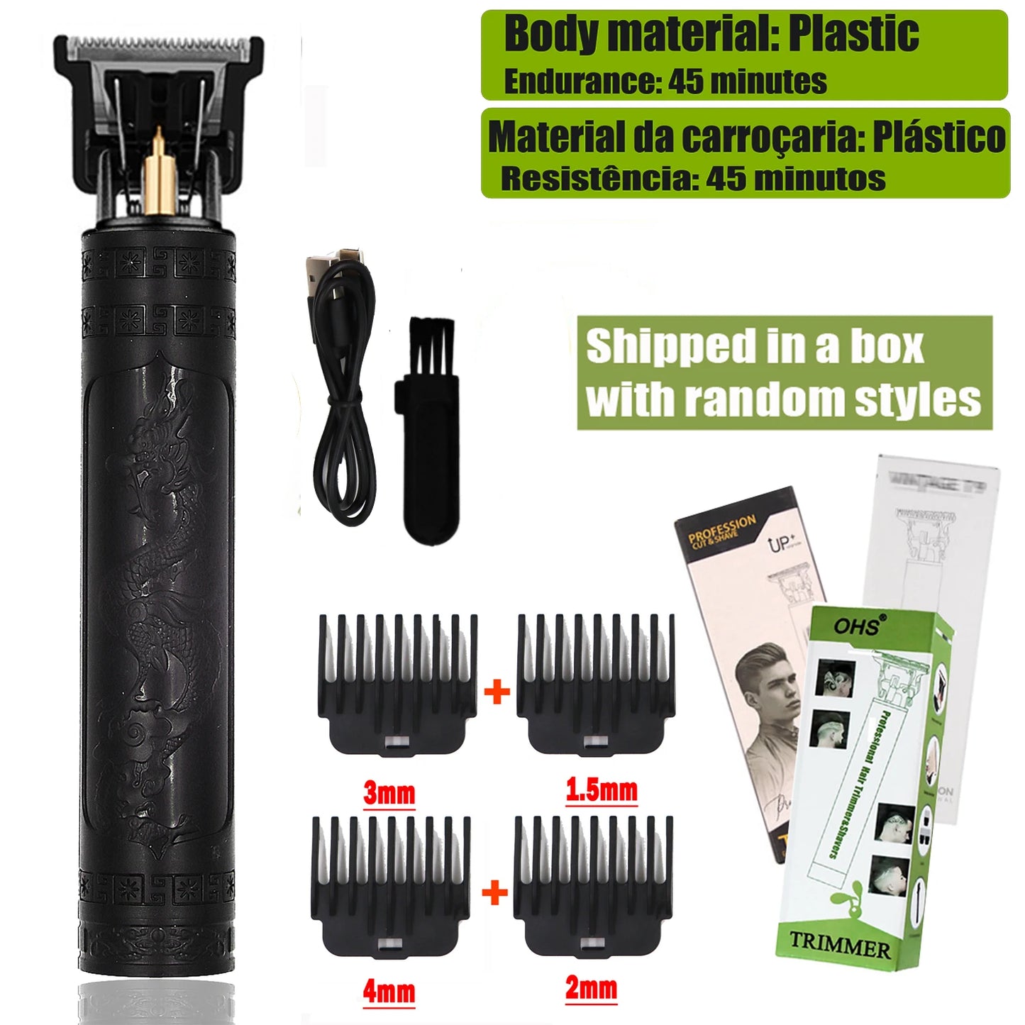 T9 Hair Clipper Repair Beard Shaving Body Hair Trimmer Clippers Electric Machine Men Haircut Machine 0mm Barber Shaver Beauty World Shop