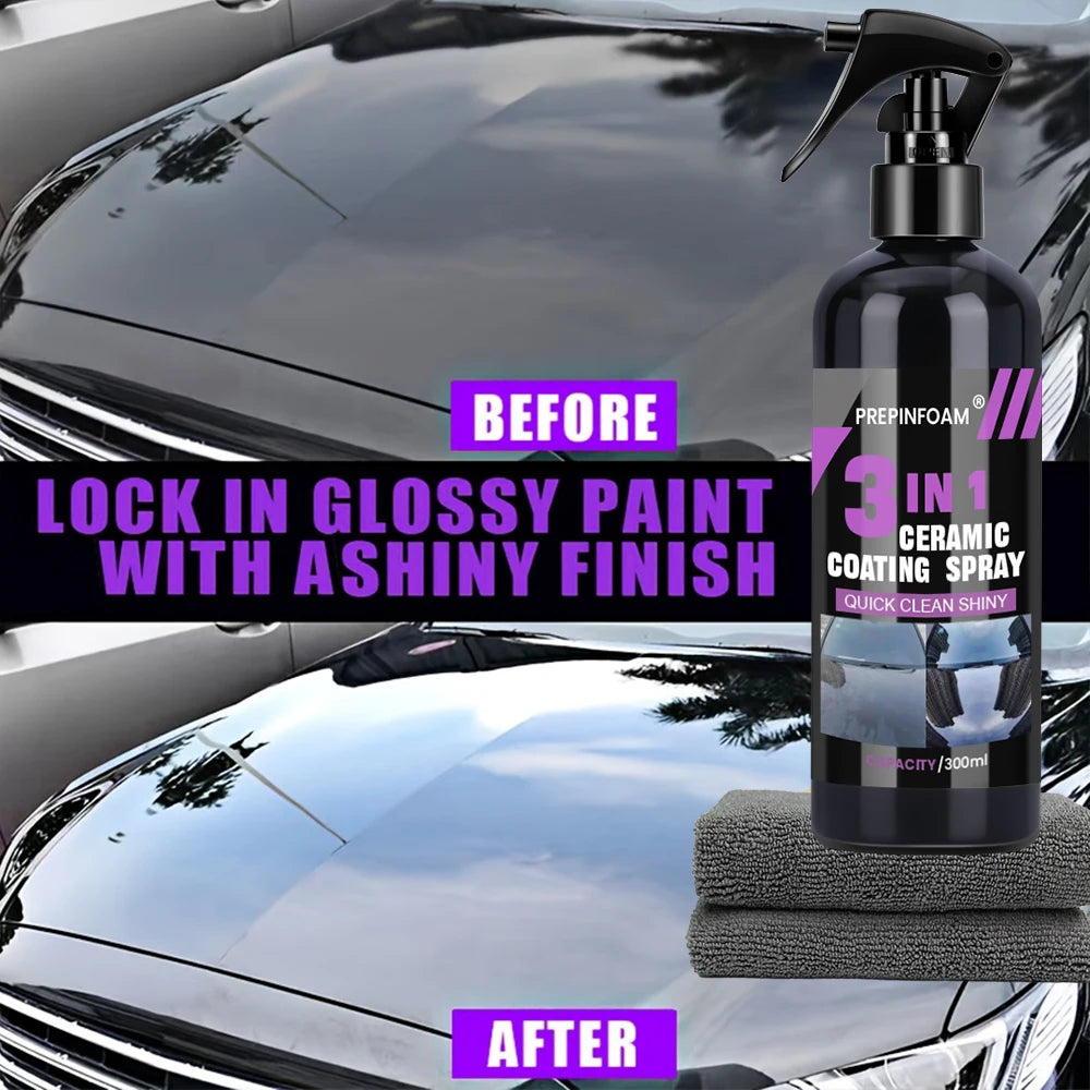 3 in 1 Car Ceramic Nano Coating Liquid Coatin Nano Crystal Hydrophobic Layer Polishing Paint Coating Agent Polish Nanos Coatings Beauty World Shop