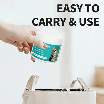 Pet Cleaning Products Eye Wipes To Remove Tear Marks Cleaning Wet Tissues Cat Wiping Eyes Removing Tear Marks Beauty World Shop