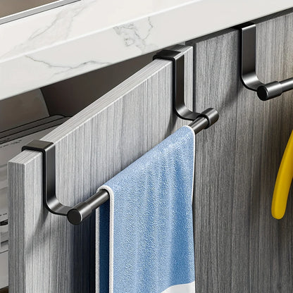 Wall Mounted Kitchen Cabinet Towel Rack - A Space Saving Cloth Rack Suitable for Homes and Bathrooms,No Drilling Required Beauty World Shop