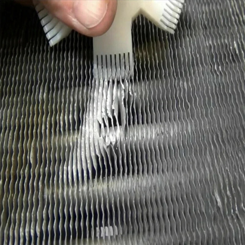 Universal Car A/C Radiator Condenser Fin Repair Comb Cooler Air Conditioner Straightener Cleaning Tools for Auto Cooling System Beauty World Shop
