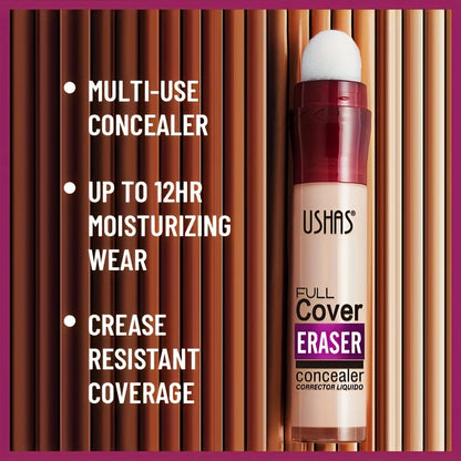 New Sponge Head Concealer for Dark Circles Freckles Acne Pigmentation and Blemishes Long Lasting Moisturizing Liquid Foundation Beauty World Shop