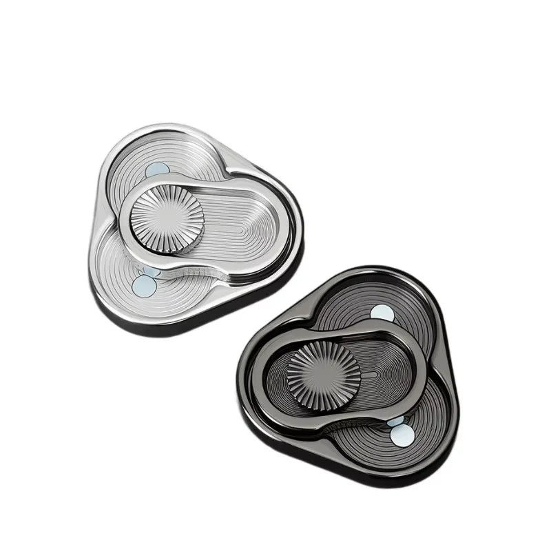 Triangle Spinner Flip Coin EDC Fidget Push Coin Decompression Hand Toy Handle Piece Fidget Spinner Fun Toy Beauty World Shop