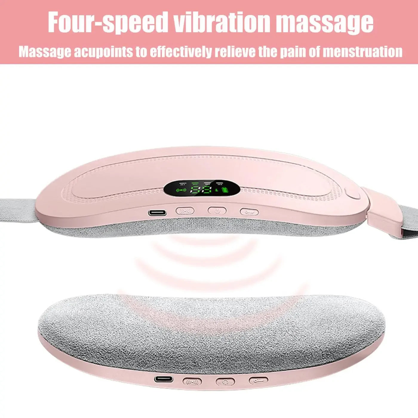 Portable Heated Massage Warming Palace Belt Intelligent Heating Waist Device for Girls Menstrual Period Auntie Beauty World Shop