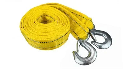 1 Pcs 3M/4M Car Tow Cable Heavy Duty 3Ton/5Ton Trailer Rope Towing Pull Rope Strap Hooks Van Road Recovery Car Accessories Beauty World Shop