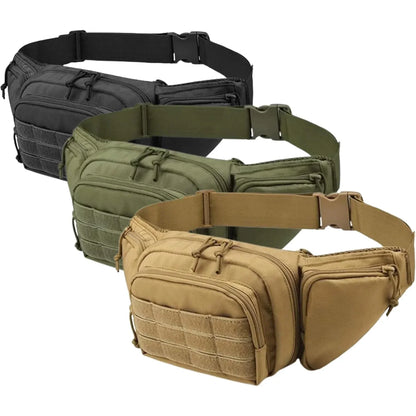 Packs for Men Nylon Shoulder Hiking Tactical Multi-function Waist Pack Fanny  Mobile Phone Bag Sports High-capacity Waist Bag Beauty World Shop