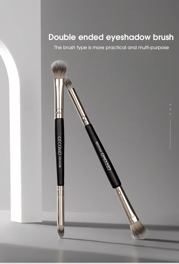 Double-headed painting eyeshadow brush novice makeup brush soft hair does not eat powder natural dizzy dye easy makeup Beauty Trend Shop