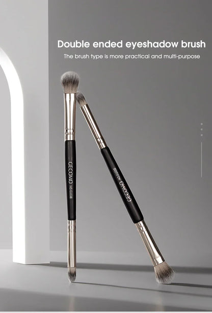 Double-headed painting eyeshadow brush novice makeup brush soft hair does not eat powder natural dizzy dye easy makeup Beauty Trend Shop