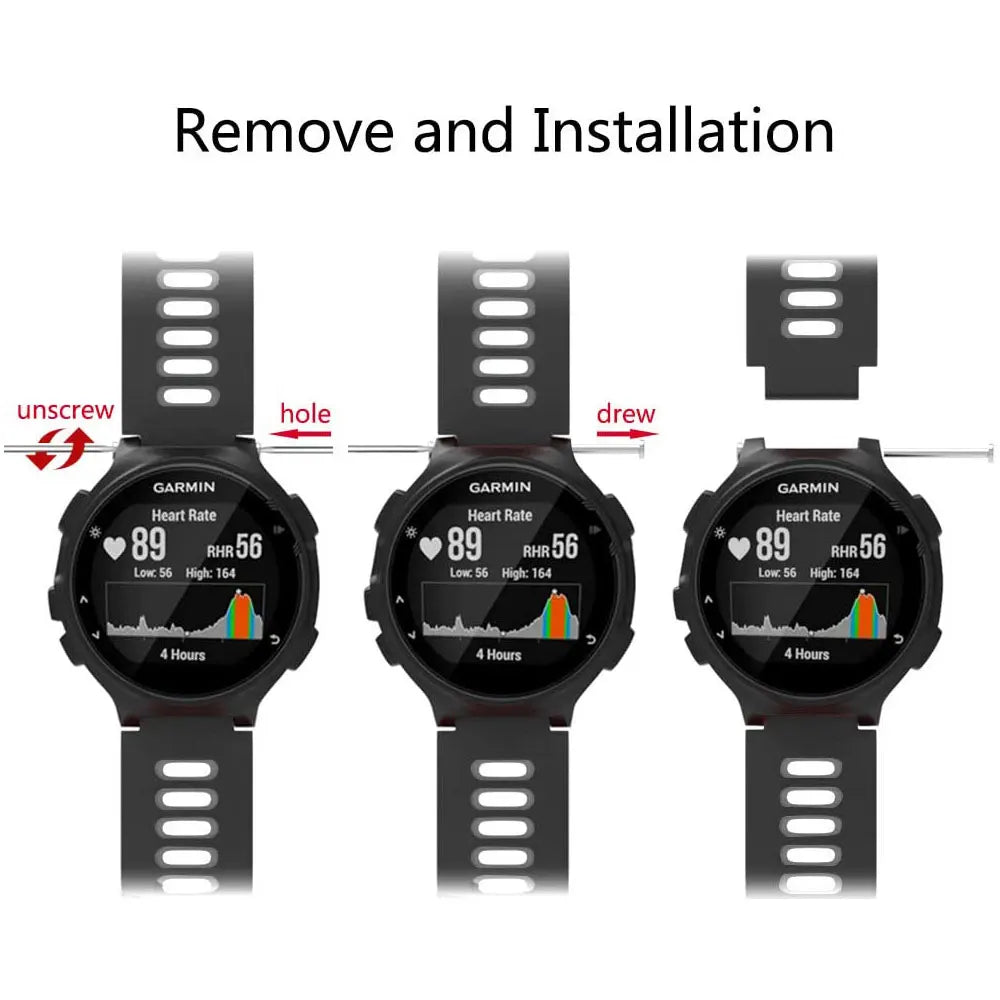 Watchband For Garmin Forerunner 735XT Silicone Wristband Smartwatch Band For Forerunner 735 220 230 235 620 630 Bracelet Strap
