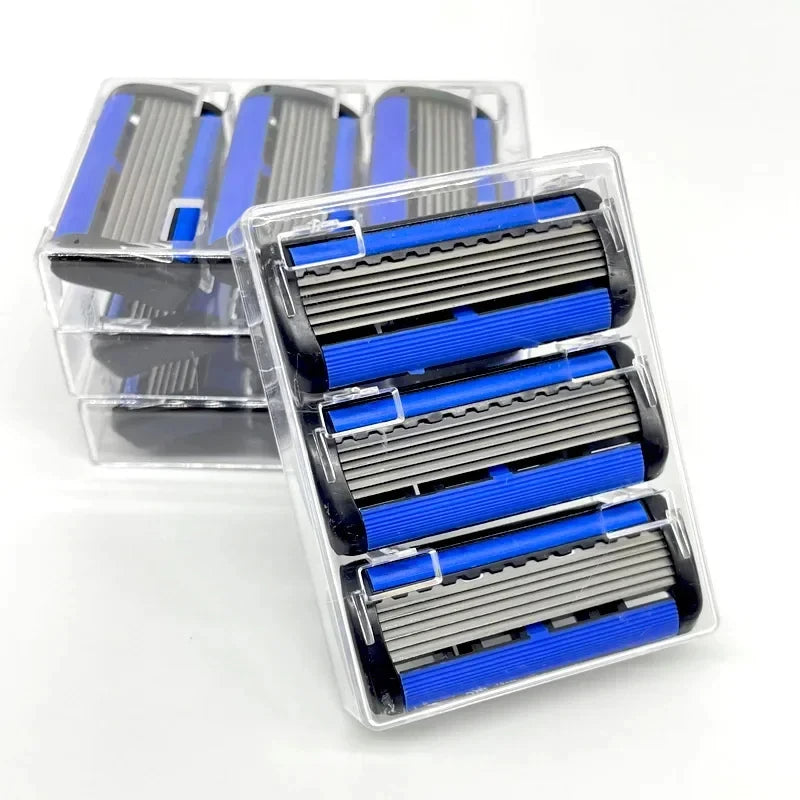 Razor Classic 6 Layer Safety Razor for Mens Shaving&Womens Hair Removal Shaving Blades Manual Shaver Beauty World Shop