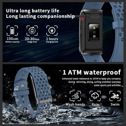 New Sport Fitness Tracker Smart Bracelet Heart Rate Blood Pressure Monitor Pedometer Call Reminder Smartwatch Band for Men Women Beauty World Shop