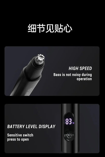 2 In 1 Electric Portable Ear And Nose Hair Trimmer Clipper 2024 Professional Painless Portable Eyebrow For Men Beauty World Shop