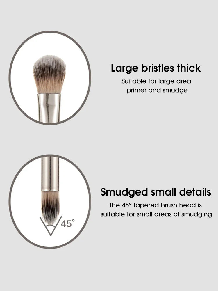 Double-headed painting eyeshadow brush novice makeup brush soft hair does not eat powder natural dizzy dye easy makeup Beauty Trend Shop