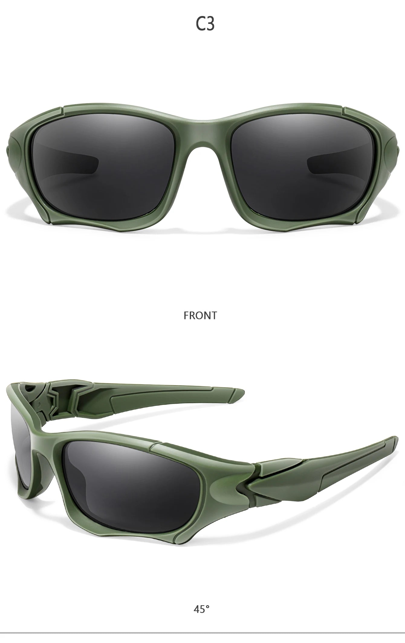Polarized Fishing Sunglasses for Men Women Classic Camouflage Shades with UV Protection for Outdoor Driving Cycling Hiking Beauty World Shop