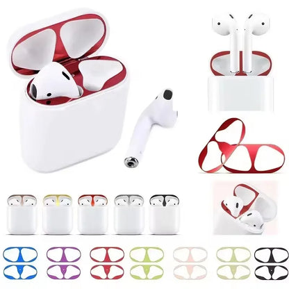 Dust-proof Scratchproof Sticker for Airpods Pro 1 2 3 4 Dust Guard Protective Earphone Film for AirPods 2/1/pro Cover Stickers