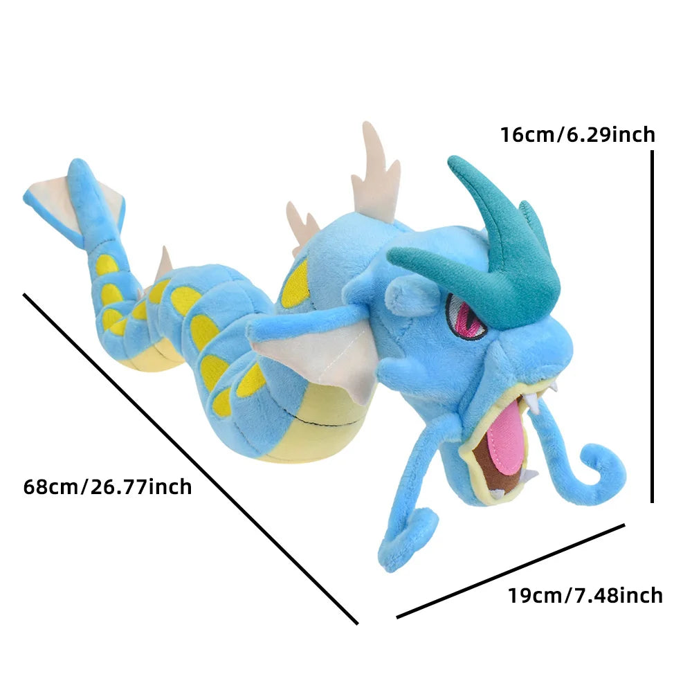 Shiny Gyarados Plush Toys Stuffed Animal Charizard Game for Collectible Gift,Soft Plushies Cartoon Character 23 Inch Beauty World Shop