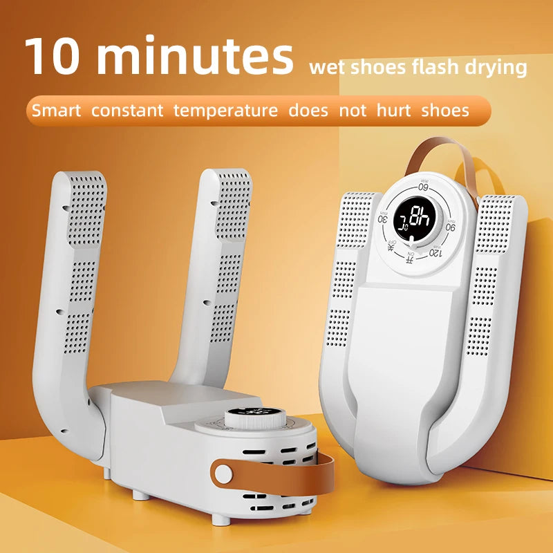 HOMEFISH Intelligent Shoe Dryer Quick Drying Deodorizing Sterilizing Adjustable Timer Household Shoe Warmer And Heater Beauty World Shop