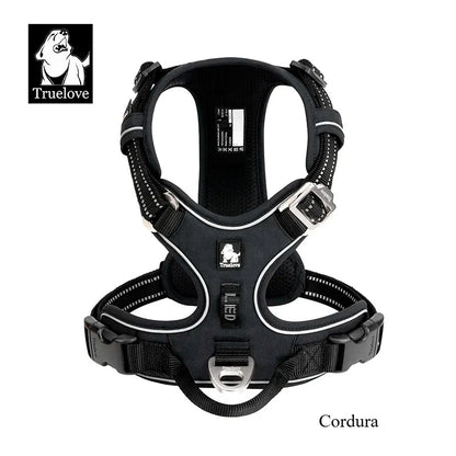 TRUE LOVE Pet Harness No Pull Nylon Reflective Dog Harness Adjustable Comfortable Control Step-in Brilliant Truelove TLH5654 Beauty World Shop