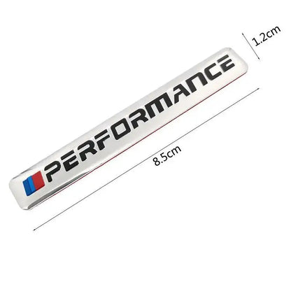 4Pcs Car Decal Logo Badge Auto Parts Sticker Not Easy To Fall Waterproof Power Performance Car Sticker Beauty World Shop