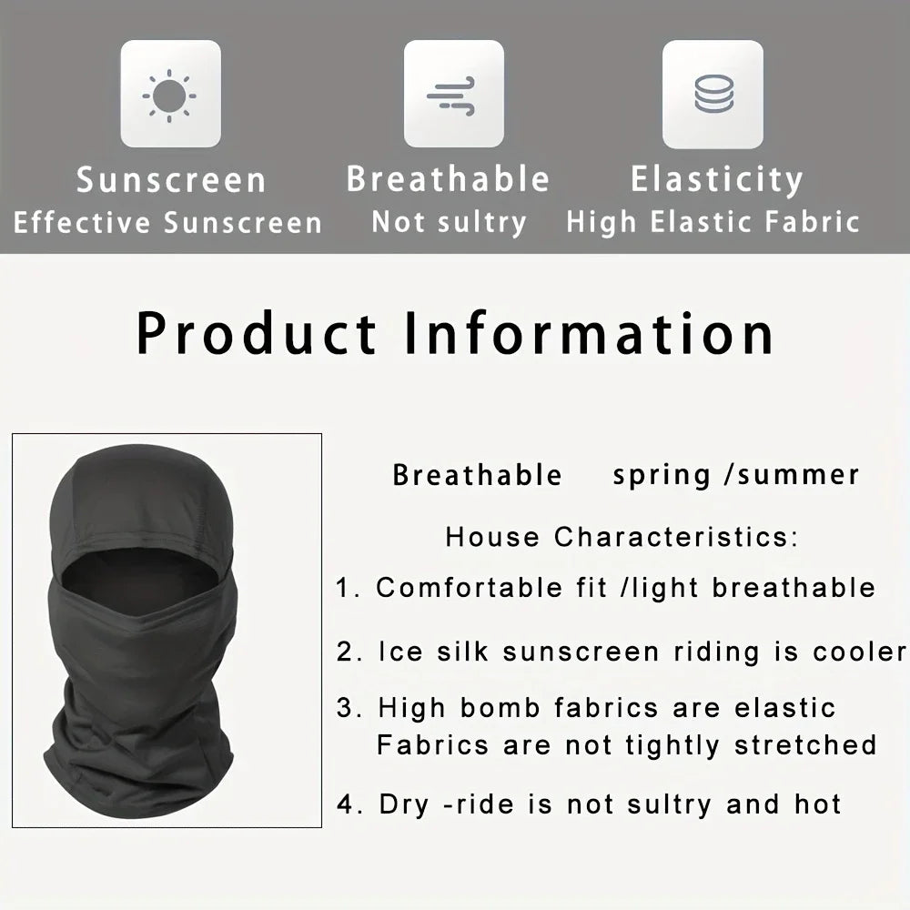 Tactical Windproof Balaclava for Bicycle Riding, Full Cover, Outdoor Hunting, Hiking Head, Warm Shield, Ski Scarf Beauty World Shop