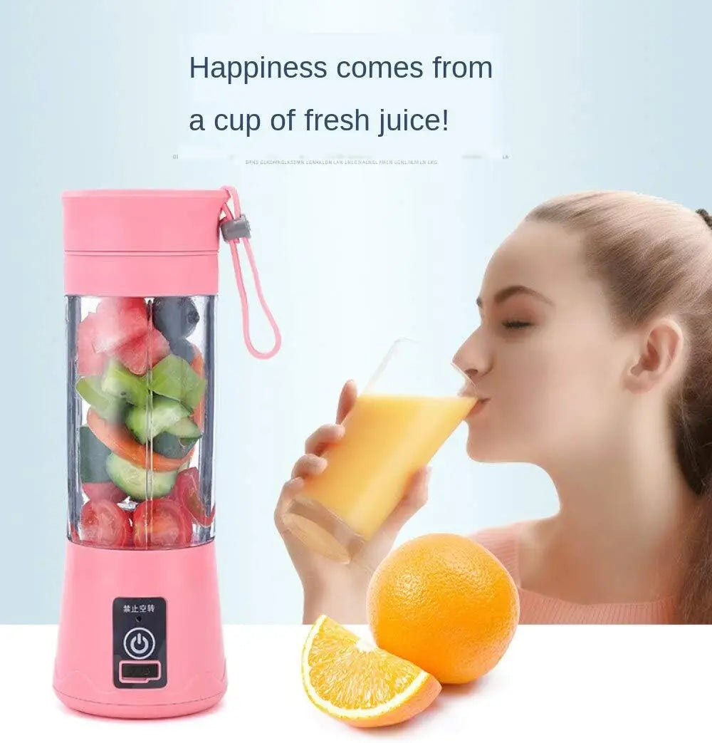 Mini Electric Juicer USB Charging Smoothie Milkshake Maker Automatic Fresh Squeezer Fruit Portable Orange Lemon Kitchen Blender Beauty World Shop