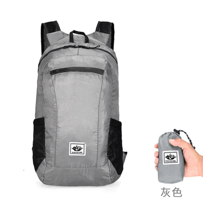 Ultra Light Outdoor Hiking Cycling Travel Backpack Fitness Bag Waterproof Handbag Small Foldable Backpack Storage Bag Beauty World Shop