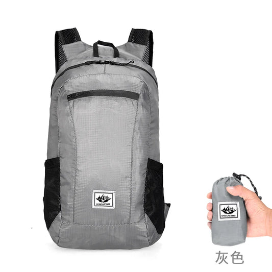 Ultra Light Outdoor Hiking Cycling Travel Backpack Fitness Bag Waterproof Handbag Small Foldable Backpack Storage Bag Beauty World Shop
