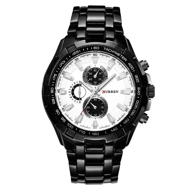 CURREN 8023 Quartz Watch Men Waterproof Sport Military Watches Mens Business Stainless Steel Wristwatch Male Clock reloj hombre Beauty World Shop