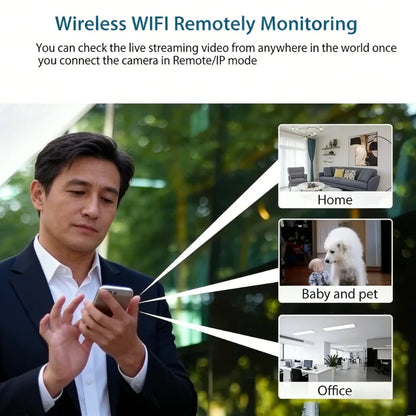 1080P HD Mini WiFi Camera Indoor Safety Security Surveillance Baby Monitor Night Vision Camcorder IP Cam Audio Video Recorder Beauty World Shop