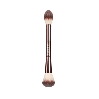 Makeup brush, powder brush, blush brush, loose powder brush, exquisite professional metal handle, double-head design, with box Beauty World Shop