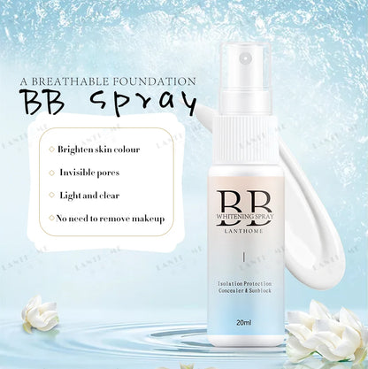 BB Whitening Spray Skin Brightening Moisturizing BB Cream Face Foundation Nourishing Skin Care Beauty Cosmetics Beauty World Shop