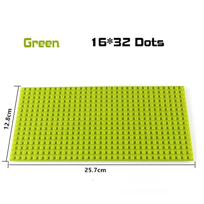 32x32x16x16 Dots Classic Base Plates MOC DIY Plastic Bricks Baseplates City Dimensions Building Blocks Figures Construction Toys Beauty World Shop