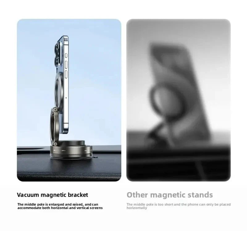 T30 Vacuum Magnetic Phone Holder Stand, for Magsafe Suction Cup Phone MountAdjustable Swivel Lock, for Your Car/Gym/Mirror Beauty Trend Shop