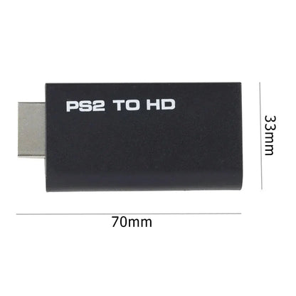 Hdmi To Ps2 Compatible Converter Adapter Audio And Video With 3.5mm Audio Cable Supports Pc All Ps2 480i 480p 576i Display Modes Beauty World Shop