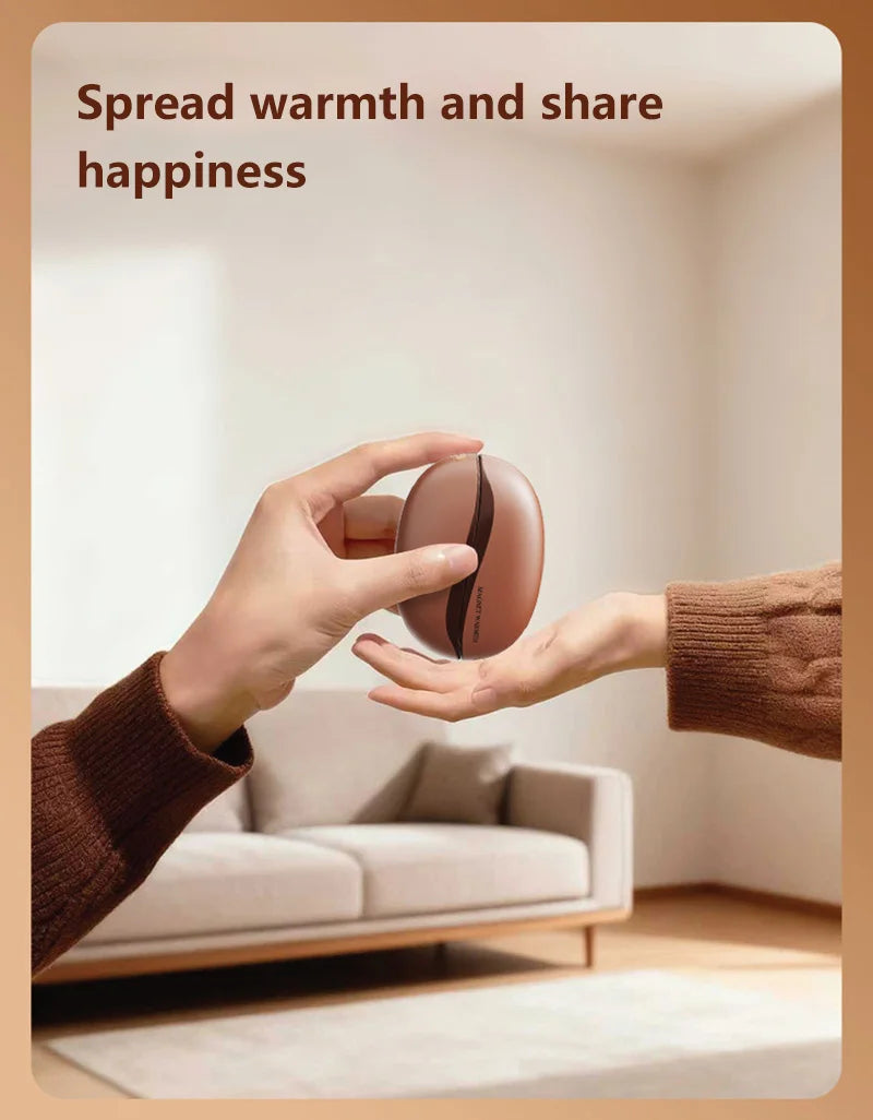 Hand Warmer Rechargeable Magnetic Design Electric Handwarmers 6000mah Split-type Skin-friendly Material Electric Heater Beauty World Shop