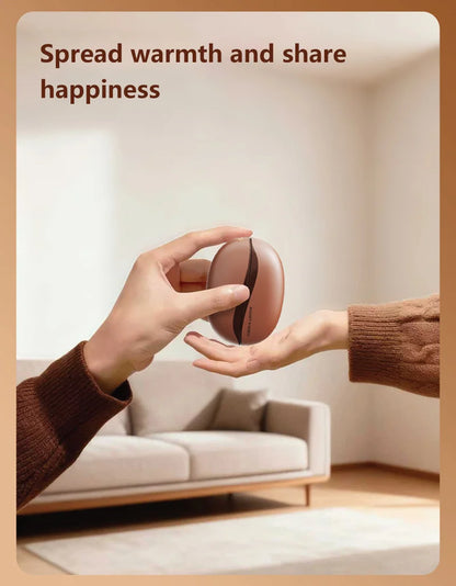 Hand Warmer Rechargeable Magnetic Design Electric Handwarmers 6000mah Split-type Skin-friendly Material Electric Heater Beauty World Shop