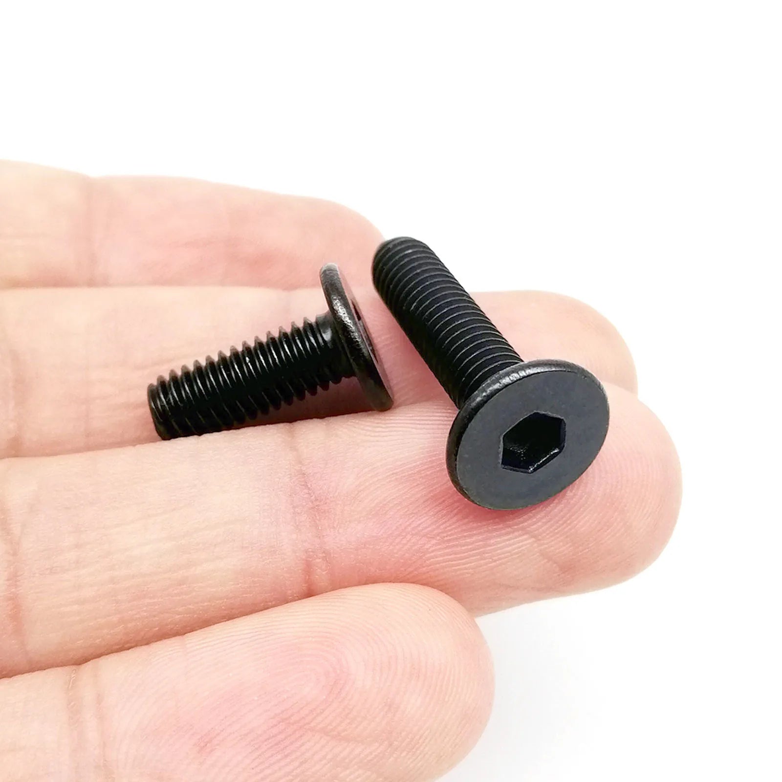 M2 M2.5 M3 M4 M5 M6 M8 Black 304 Stainless Steel Allen Hexagon Ultrathin Head Bolt Hex Socket Ultra Thin Flat Wafer Head Screw Beauty World Shop
