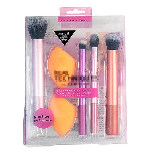 Popular Full Set of Makeup Brush Set Powder Blusher Brush Halo Dye Brush Eye Shadow Brush Beauty Egg Beauty World Shop