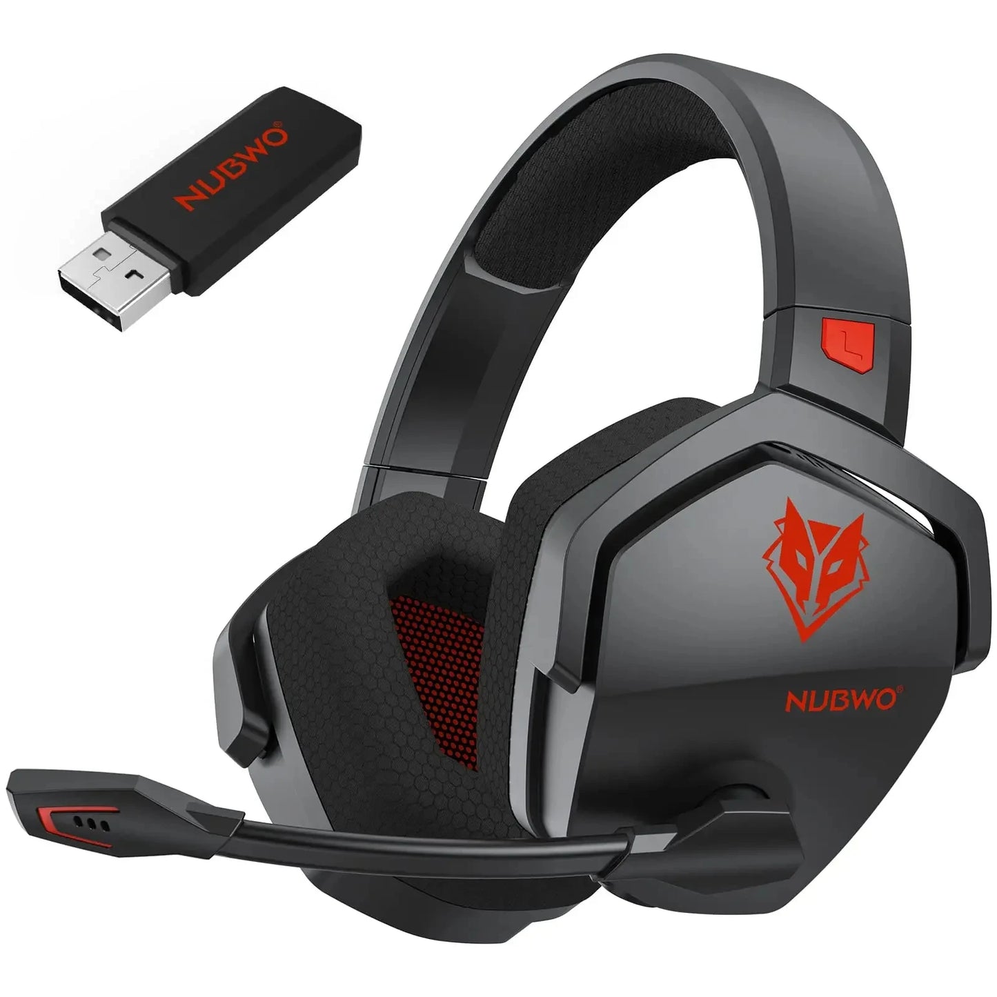 NUBWO G06 2.4G Dual Wireless Gaming Headset 5ms Low Latency 7.1 Surround ENC Mic For PC PS4 PS5 Gaming Bluetooth Headphones Beauty Fashion