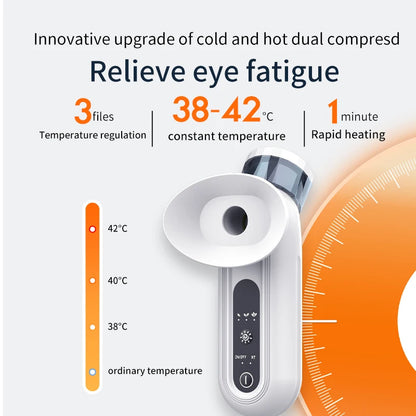 Electric Eye Massager with Nano Steam Hot Compress  and Moisturizing Spray Eye Massage Device for Eye Fatigue Relief and Care Beauty World Shop