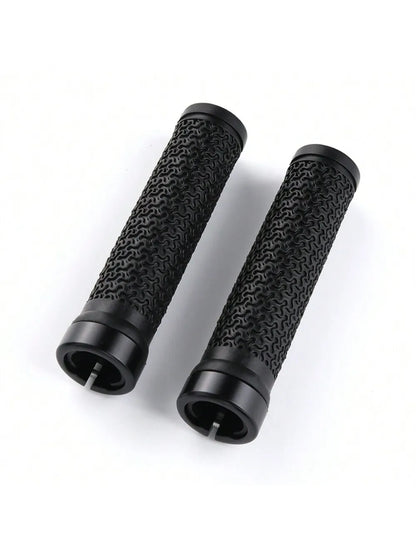 BKPTX Bicycle Handle Bar Grips MTB Mountain Bike Soft Single-sided Locking Handlebar Cover Plug Rubber Non-slip Cycling Grip Beauty World Shop