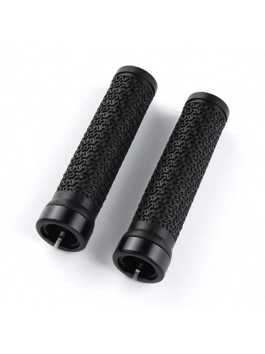 BKPTX Bicycle Handle Bar Grips MTB Mountain Bike Soft Single-sided Locking Handlebar Cover Plug Rubber Non-slip Cycling Grip Beauty World Shop