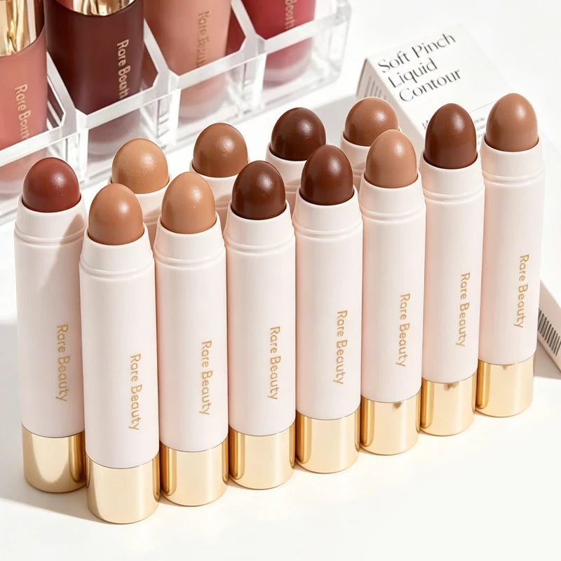 Rare Beauty Always Sunny Happy Sol Silky Three-dimensional Bronze Contour Stick Natural Matte Suitable for Nose Shadow Makeup Beauty World Shop